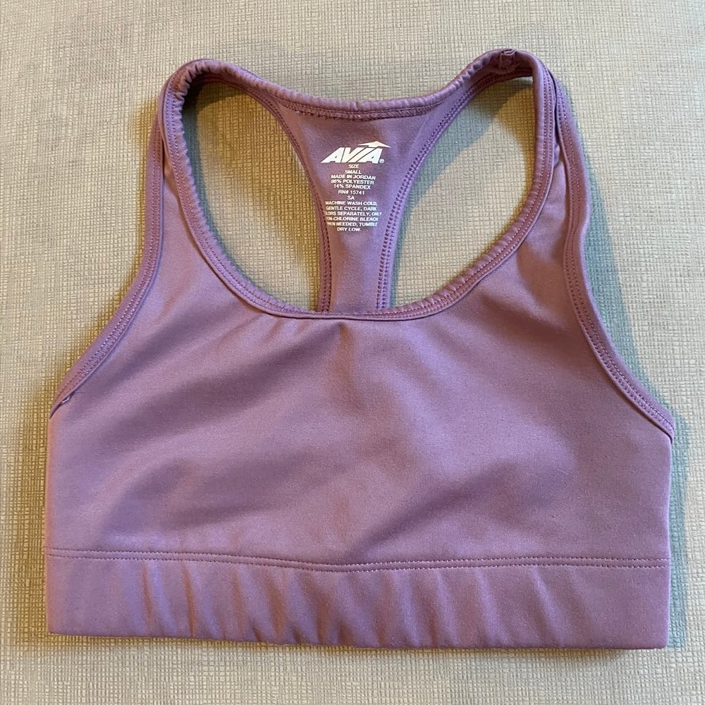 Avia Sports Bra, Lilac, Small